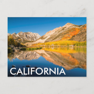 Herbst am North Lake, Kalifornien Postkarte