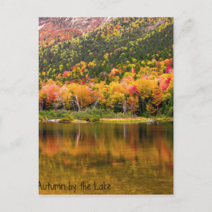 Herbst am Postkartensee Postkarte