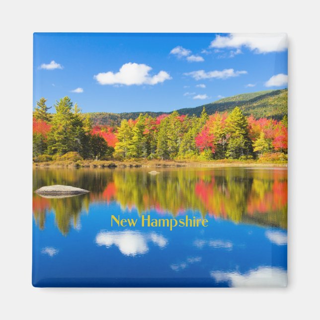 Herbst am See, New Hampshire, Magnet (Vorne)