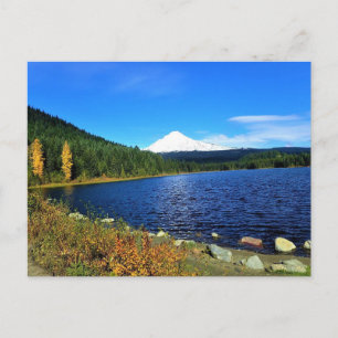Herbst am See Trillium oder Postkarte