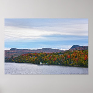 Herbst am Willoughby-See, Vermont Poster