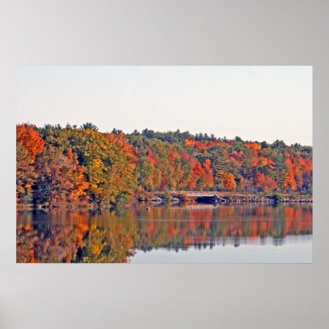 Herbst am Wisconsin Poster (Vorne)