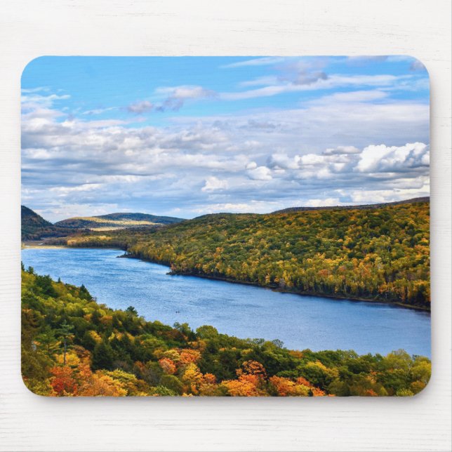 "Herbst am Wolkensee" Mousepad (Vorne)