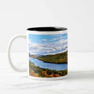 "Herbst am Wolkensee" Zweifarbige Tasse