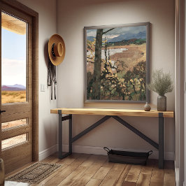 Herbst an Chiemsee | Leo Putz Landscape Art Leinwanddruck