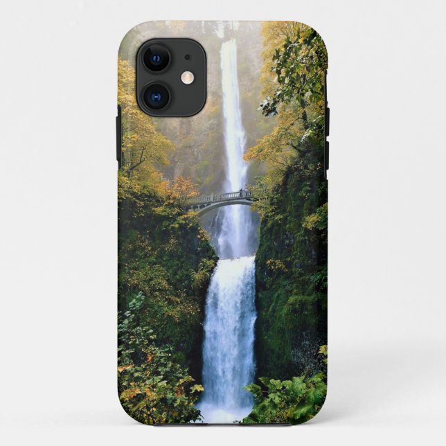 Herbst an den Multnomah Fällen, OR Case-Mate iPhone Hülle (Rückseite)