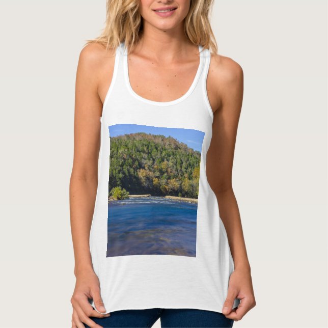 Herbst an der Spitze der Nordgabel Tank Top (Vorderseite)