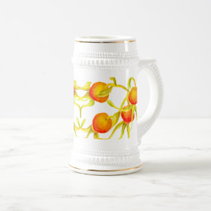 Herbst Ankunft auf einem Stein (R) Bierglas