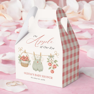 Herbst-Apfel-Baby-Wäscheleine-Baby-Party Geschenkschachtel