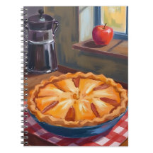 Herbst-Apfelkuchen-Dankfest-Watercolor