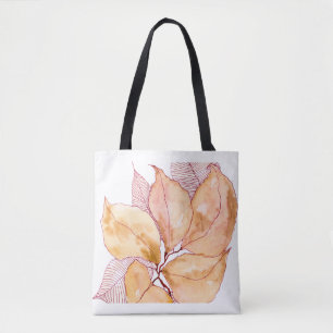 Herbst-Aquarell-Blätter Botanische Illustration