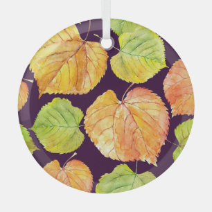 Herbst-Aquarell-Blumen, nahtloses Muster. Ornament Aus Glas