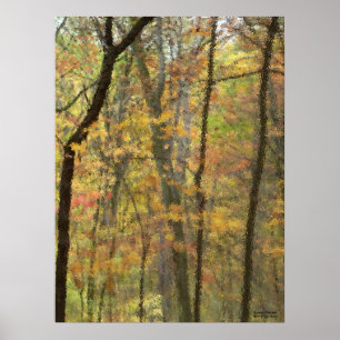 Herbst-Aquarell-Plakat Poster