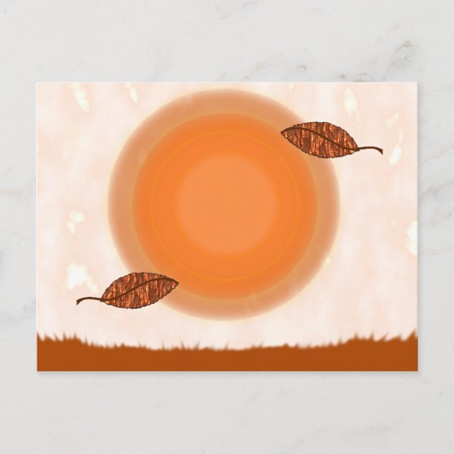 Herbst-Äquinoktikum-Gruß-Karte Postkarte (Vorderseite)