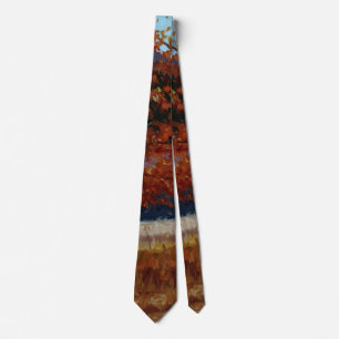 Herbst Aspen-Medley Orangen Rote Gelbe Blaue Krawatte