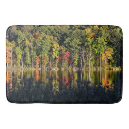 Herbst auf Beardsley-Teich Badematte