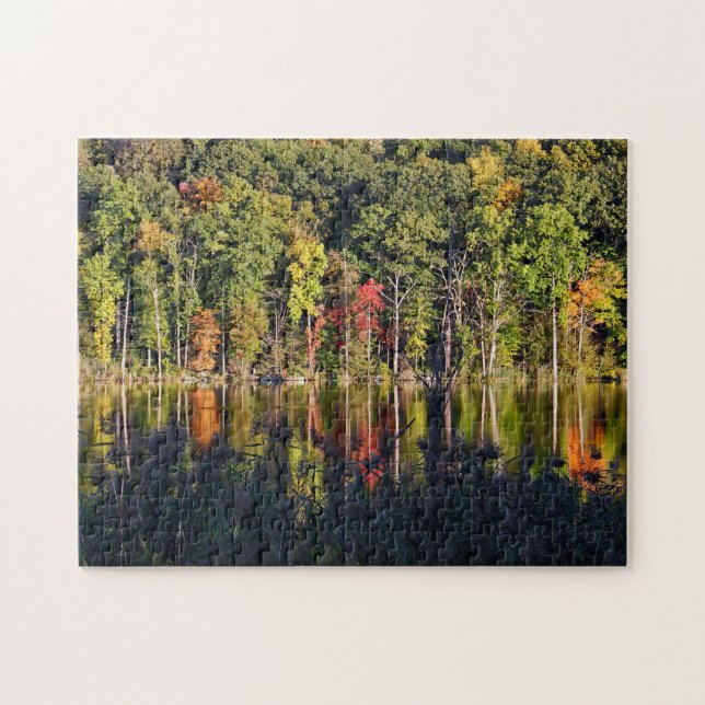 Herbst auf Beardsley-Teich Puzzle (Horizontal)
