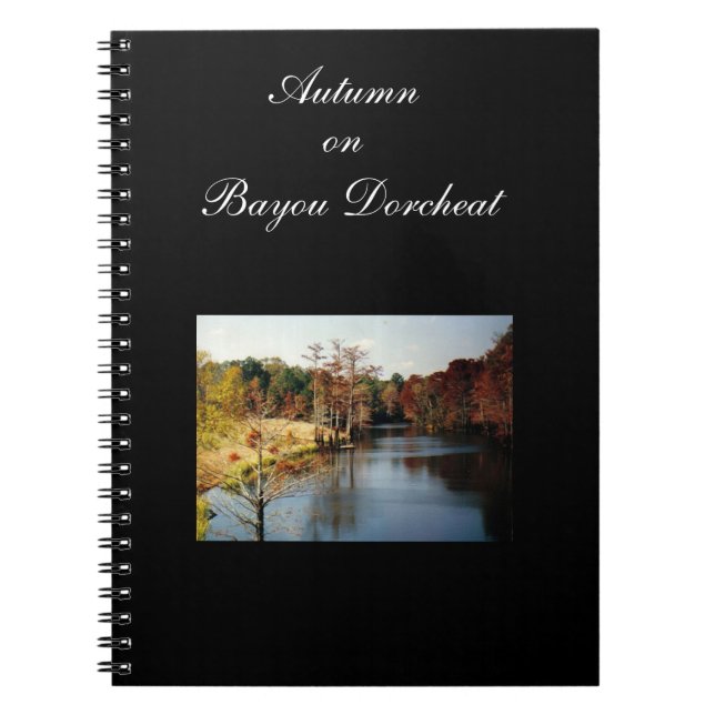Herbst auf dem Bayou-Notebook Notizblock (Vorderseite)