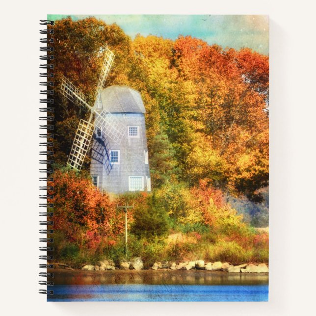 Herbst auf dem Fluss Notizbuch (Vorderseite)