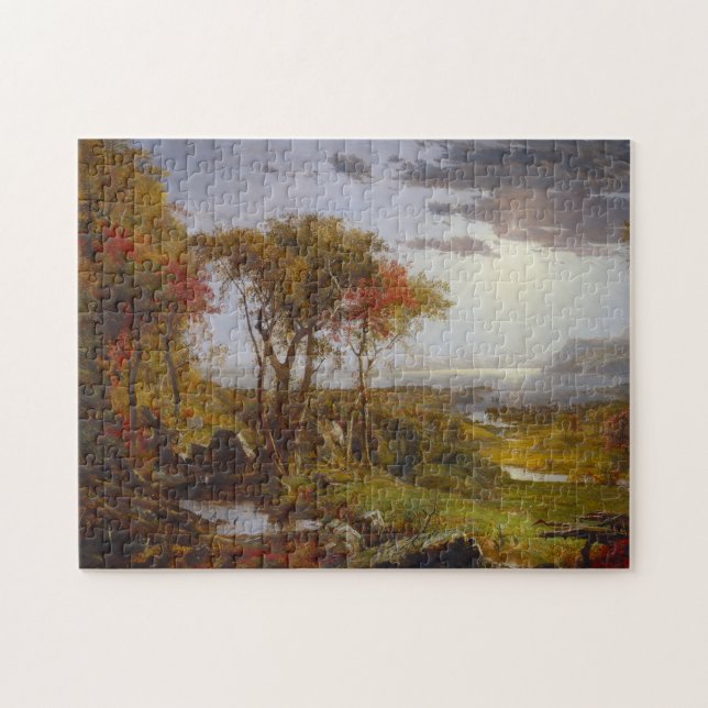 Herbst auf dem Hudson Puzzle (Horizontal)