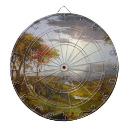 Herbst auf dem Hudson River (New Yorker Staat) Dartscheibe