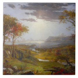 Herbst auf dem Hudson River (New Yorker Staat) Fliese