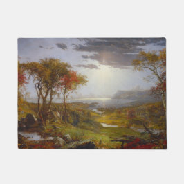 Herbst auf dem Hudson River (New Yorker Staat) Fußmatte