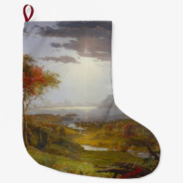 Herbst auf dem Hudson River (New Yorker Staat) Großer Weihnachtsstrumpf