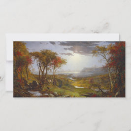 Herbst auf dem Hudson River (New Yorker Staat) Karte