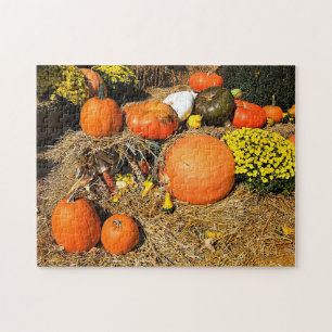 Herbst auf dem Platz Puzzle