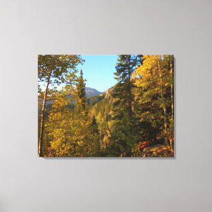 Herbst auf dem Weg zum Dream Lake Leinwanddruck