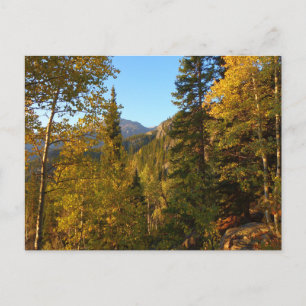 Herbst auf dem Weg zum Dream Lake Postkarte
