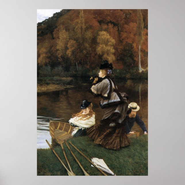 Herbst auf der Themse Poster (Vorne)