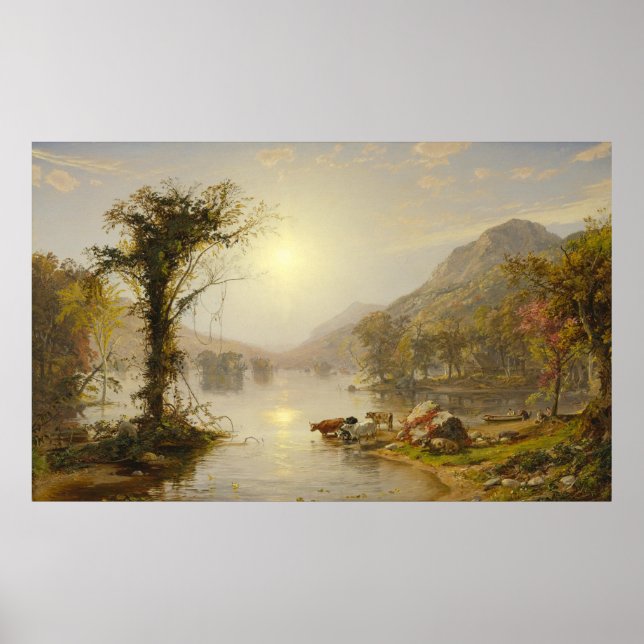 Herbst auf Greenwood Lake Poster (Vorne)