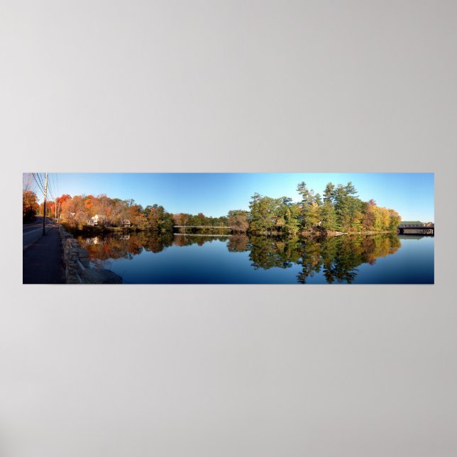 Herbst auf Kennebec Poster (Vorne)