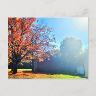 Herbst auf Long Island New York Postkarte