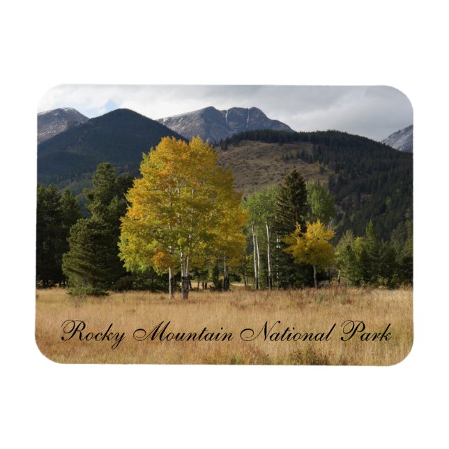 Herbst auf Mummy Range Rocky Mountain Nationalpark Magnet (Horizontal)
