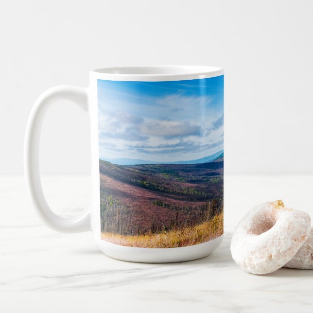 Herbst auf Murphy Dome Kaffeetasse (Mit Donut)
