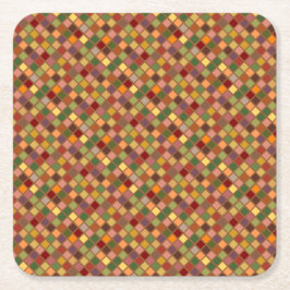 Herbst auf Platz Rechteckiger Pappuntersetzer