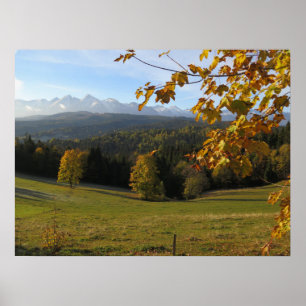 Herbst auf Spisz Poster