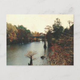 Herbst auf Wasser - Postkarte