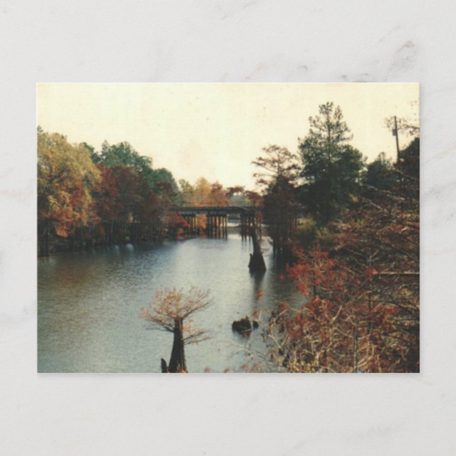 Herbst auf Wasser - Postkarte (Vorderseite)