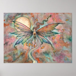 Herbst August Fairy Fantasy Art von Molly Harrison Poster