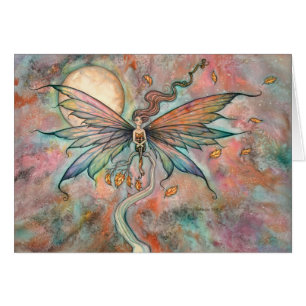 Herbst August Fairy Fantasy Wasserfarbe Kunst