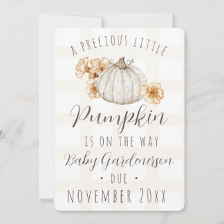 Herbst Baby Foto Pumpkin Ankündigung