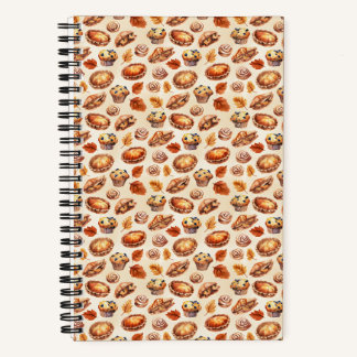 Herbst Backwaren Notizbuch