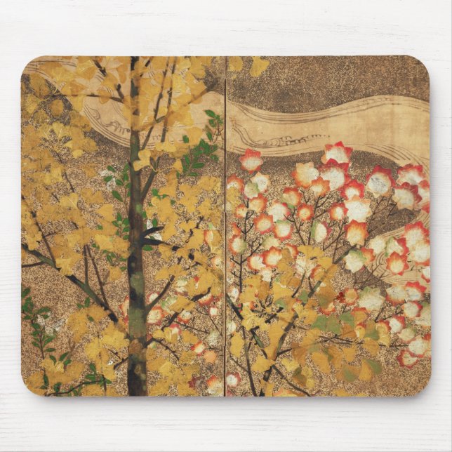 Herbst-Baum Mousepad (Vorne)