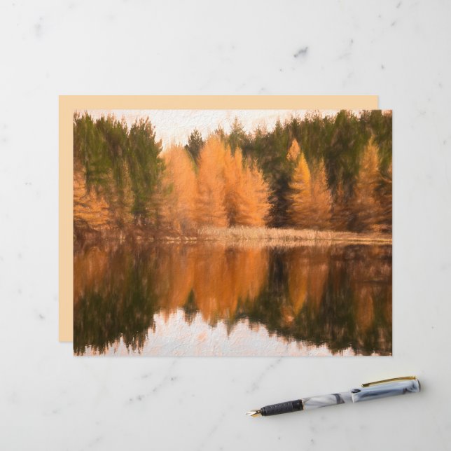 Herbst Bäume Der Mensch und die Weintrauben (Vorderseite/Rückseite Beispiel)