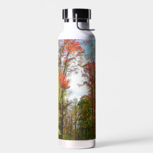 Herbst Bäume und Blue Sky Herbst Natur Fotografie Trinkflasche