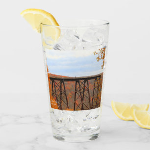 Herbst bei Kinzua Brücke Souvenir Glas